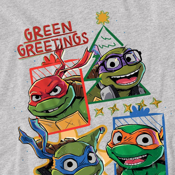 Teenage Mutant Ninja Turtles: Mutant Mayhem Herr Grön Hälsning Sport Heather M