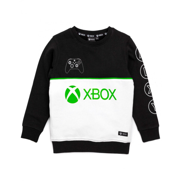 Xbox Boys Sweatshirt 12-13 år Svart/Vit/Grön Black/White/Green 12-13 Years