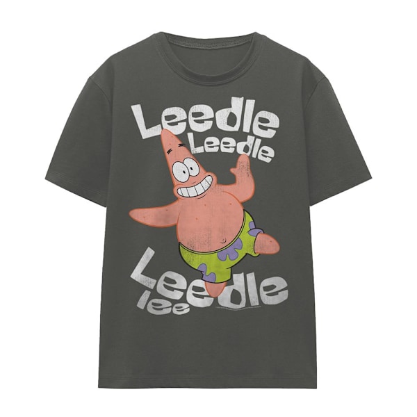 SvampBob Fyrkant Unisex Vuxen Sjungande Patrick Stjärna T-Shirt Charcoal L