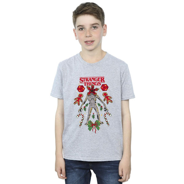 Netflix Boys Stranger Things Jul Demogorgon T-Shirt 9-11 Sports Grey 9-11 Years