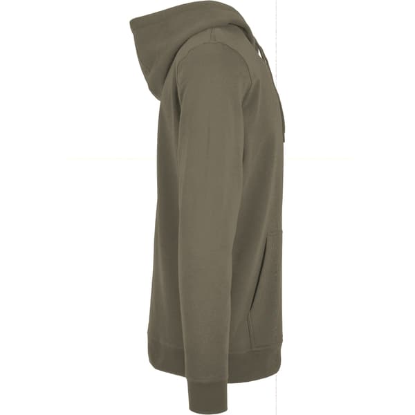 Build Your Brand Basic Hoodie för män M Oliv Olive M