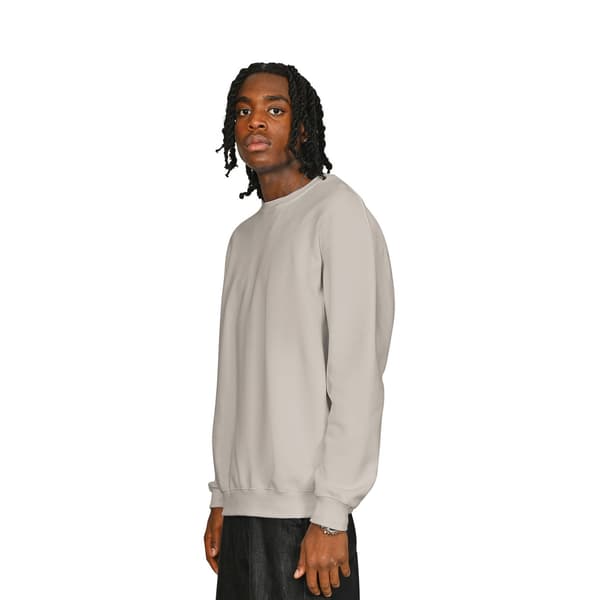 Casual Classics Ringspun bomull lång överdimensionerad sweatshirt för män Stone L