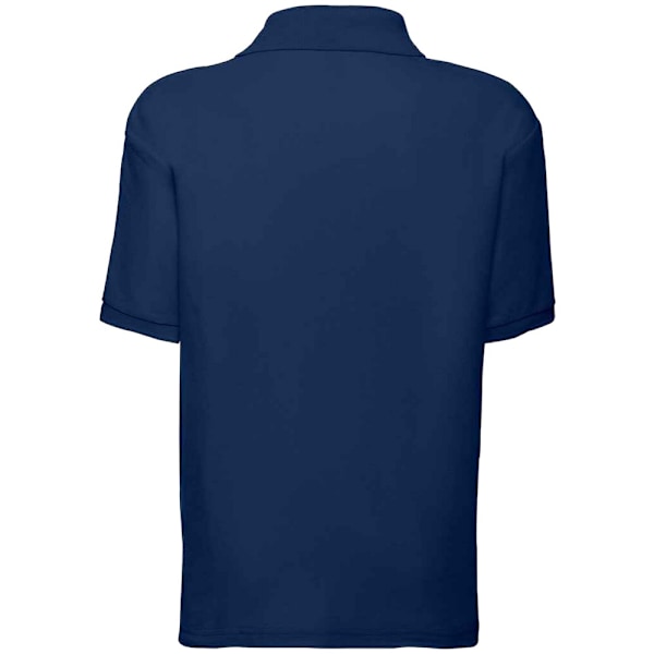 Fruit Of The Loom Barn/Barn Poly/Bomull Pique Poloskjorta 1 Navy 14-15 Years