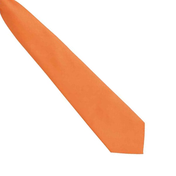 Premier Unisex Adult Colours Fashion Plain Clip-On Tie One Size Orange One Size