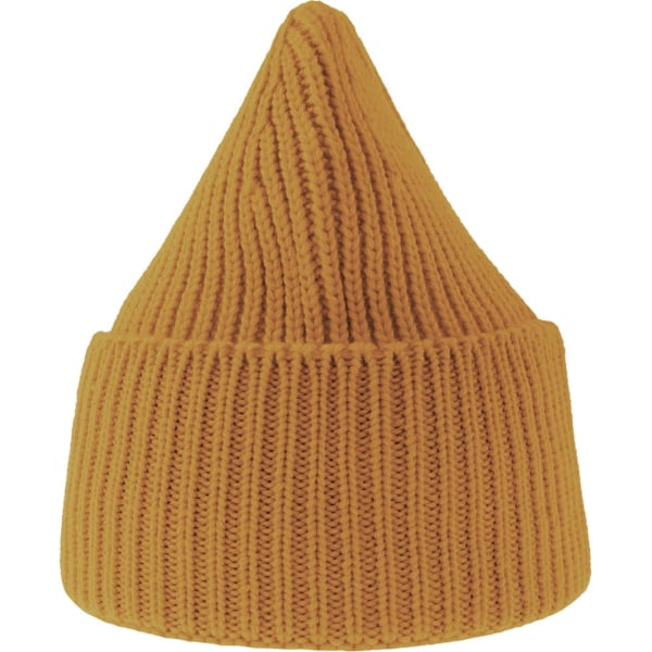 Atlantis Unisex Vuxen Ek Chunky Knit Beanie One Size Senap Mustard One Size