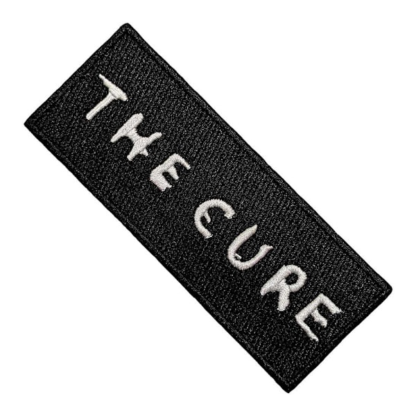 The Cure Vävd Textlogotyp Stryk-På-Lapp En Storlek Svart/Vit Black/White One Size