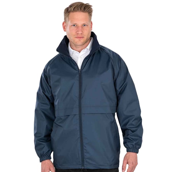 Result Core Herr Microfleece Fodrad Jacka L Marinblå Navy L