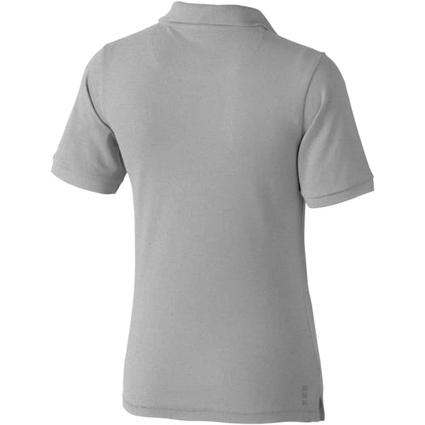 Elevate Calgary Kortärmad Dam Pikétröja L Gråmelerad Grey Melange L