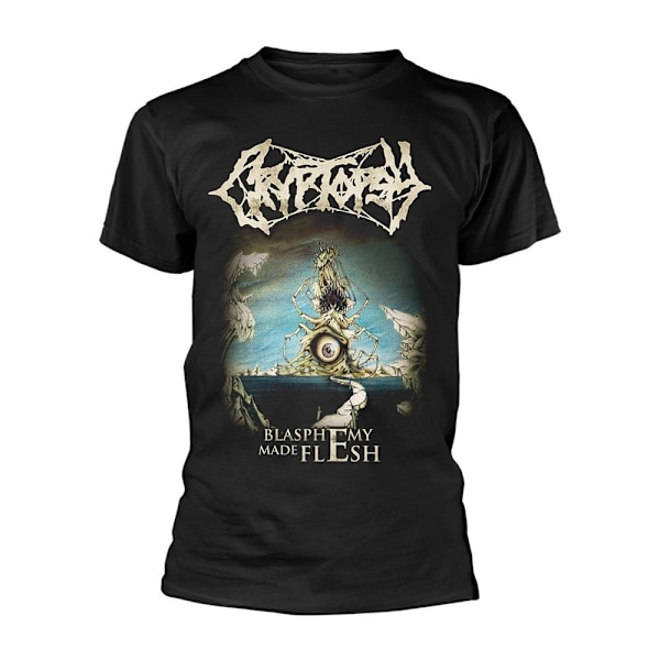 Cryptopsy Unisex Adult Blasphemy Made Flesh T-Shirt S Svart Black S