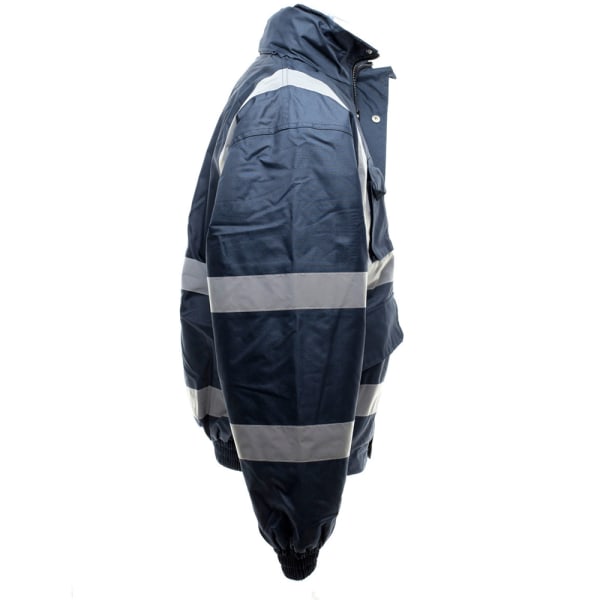 Yoko Mens Hi-Vis Bomberjacka 3XL Marinblå Navy Blue 3XL