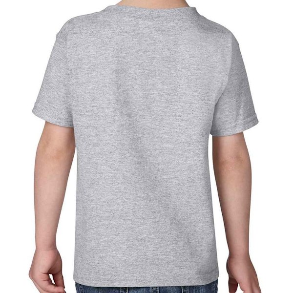 Gildan Barn/Barn T-shirt Heavyweight 4 År Sports Grey Sports Grey 4 Years