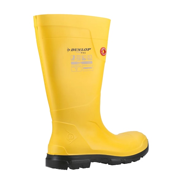 Dunlop Unisex Adult Purofort FieldPRO Säkerhetsstövlar 5 Yellow/Black 5 UK