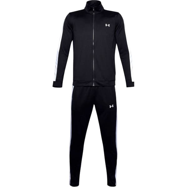 Under Armour Herr Rival Stickad Träningsoverall Set M Svart/Vit Black/White M