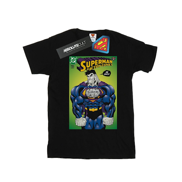 DC Comics Boys Superman Bizarro Action Comics 785 Cover T-Shirt Black 5-6 Years