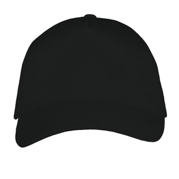 SOLS Unisex Long Beach Cap One Size Svart Black One Size