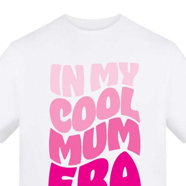 AWD Dam/Kvinnor In My Cool Mum Era T-shirt M Vit White M