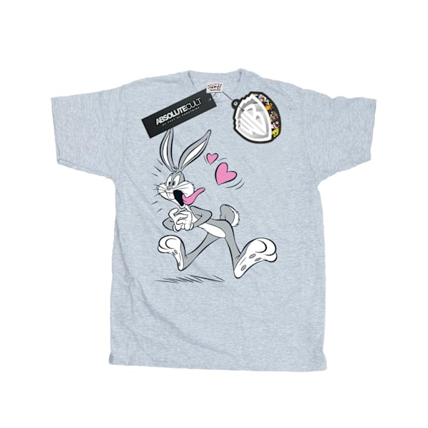 Looney Tunes Herr Bugs Bunny In Love T-shirt S Sports Grey Sports Grey S