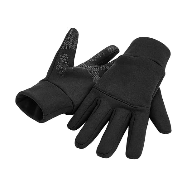 Beechfield Softshell Sports Tech Handskar för Herr S-M Svart Black S-M