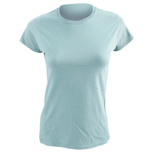Gildan Ladies Soft Style Kortärmad T-shirt 2XL Sky Sky 2XL
