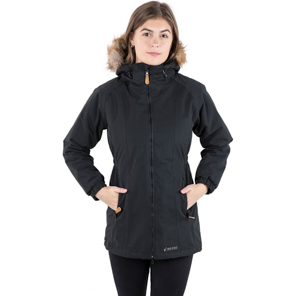 Trespass Dam/Kvinna Celebrity Isolerad Längre Parka Black XL