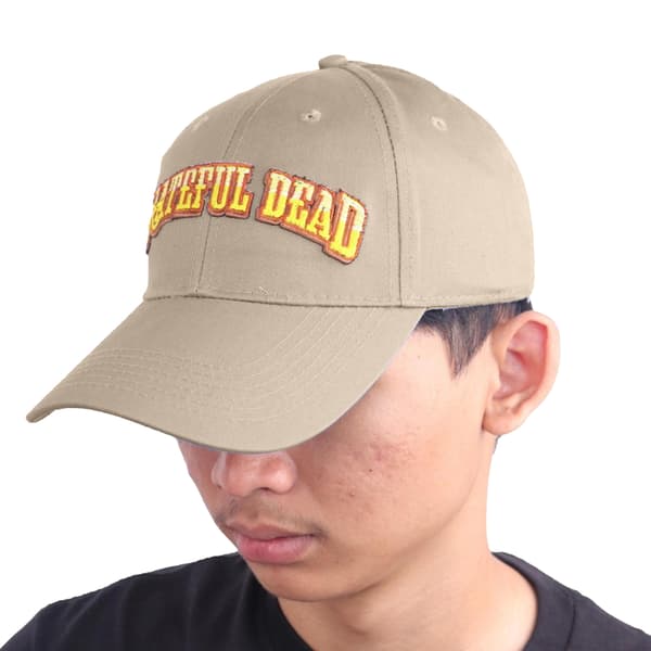 Grateful Dead Sunshine Daydream Logo Baseball Cap One Size Sand Sand One Size