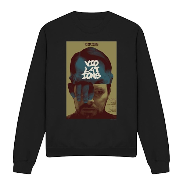 Star Trek Unisex Vuxen The Next Generation Säsong 5 Avsnitt 12 Black M