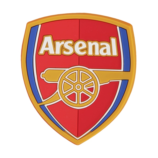 Arsenal FC officiella fotboll vapengummi kylskåpsmagnet One Siz Red/Gold/Navy One Size