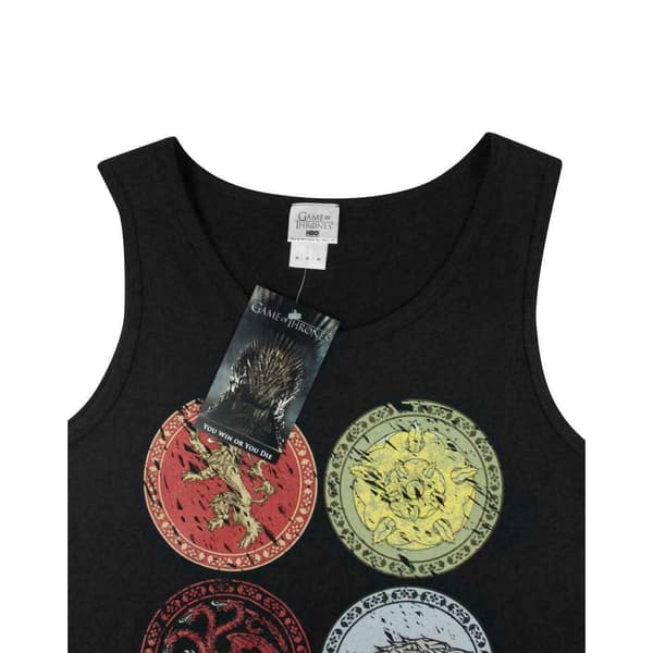 Game of Thrones Herr Crests Väst S Svart Black S
