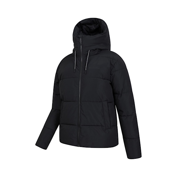 Mountain Warehouse Toasty Kort Vadderad Jacka för Kvinnor 8 UK Black 8 UK