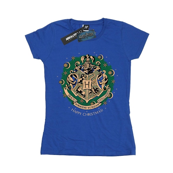 Harry Potter Dam/Dam Julkrans Bomull T-shirt XL R Royal Blue XL