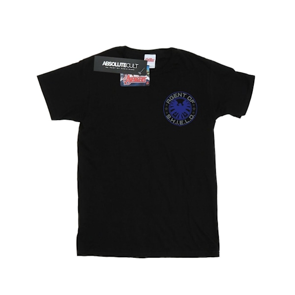 Marvel Boys Agents Of SHIELD Brösttryck T-shirt 9-11 år Bl Black 9-11 Years