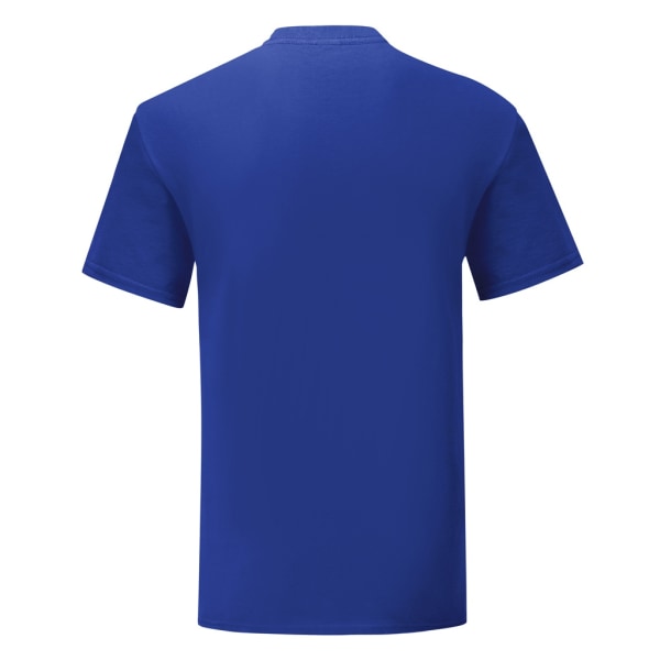 Fruit Of The Loom Ikonisk T-shirt för män (paket med 5) M Koboltblå Cobalt Blue M