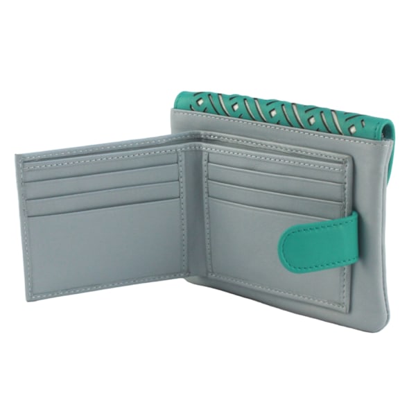 Eastern Counties Leather Dam/Dam Luna Läderplånbok One S Light Grey/Turquoise One Size