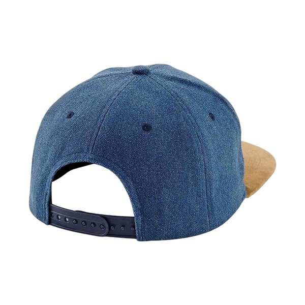 Beechfield Faux Suede Baseball Cap One Size Denim Blue Denim Blue One Size