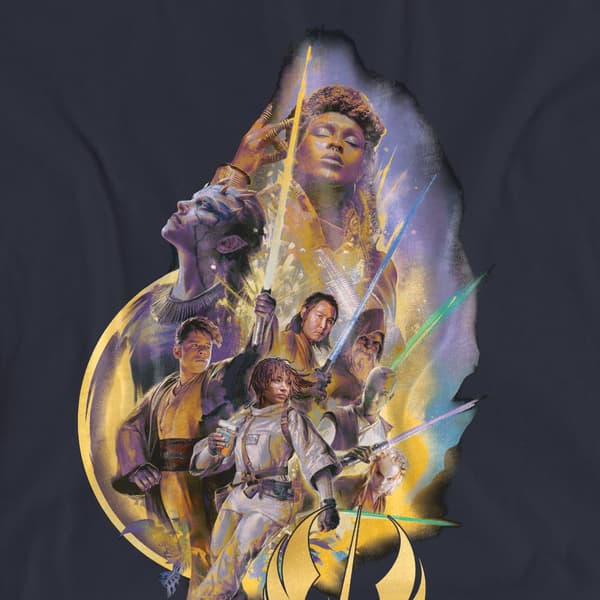 Star Wars: The Acolyte Dam/Dam High Republic Gruppaffisch Deep Navy XXL