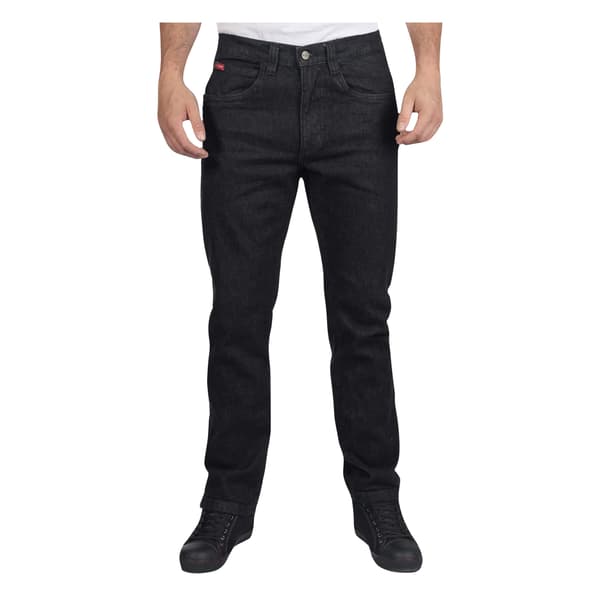 Lee Cooper Herr Jeans Denim Stretch Rak Ben 30S Svart Black 30S