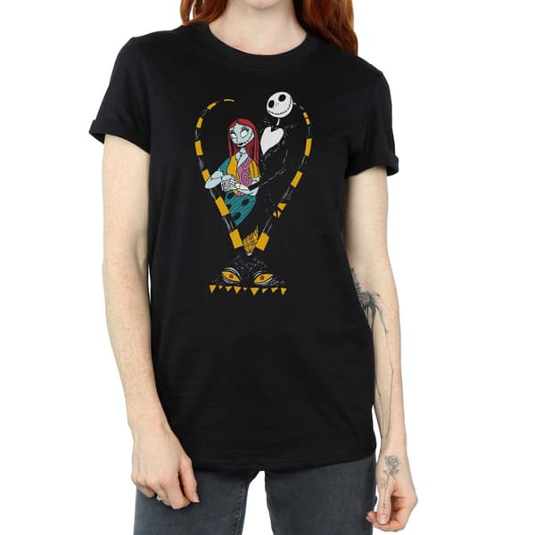 Disney Dam/Kvinnor Nightmare Before Christmas Jack Och Sally Black XL