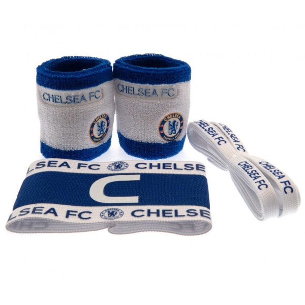 Chelsea FC Captains Armband Set (4-pack) One Size Blå/Vit Blue/White One Size