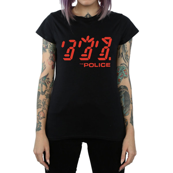 The Police Dam/Kvinnor Ghost Icon Bomull T-shirt XL Svart Black XL