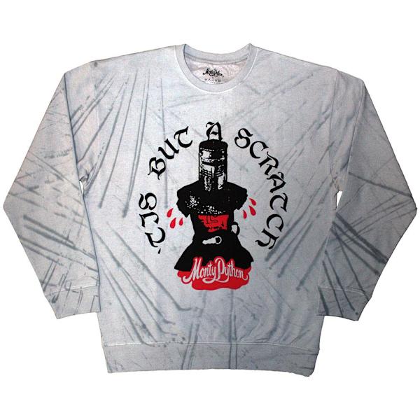 Monty Python Unisex Vuxen Scratch Tvättad Sweatshirt XL Grå Grey XL