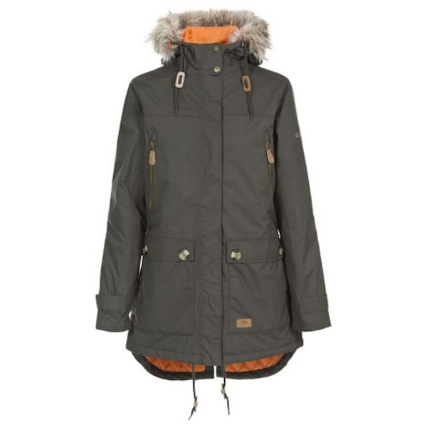 Trespass Womens/Ladies Clea Vattentät Parka M Mörk Khaki Dark Khaki M