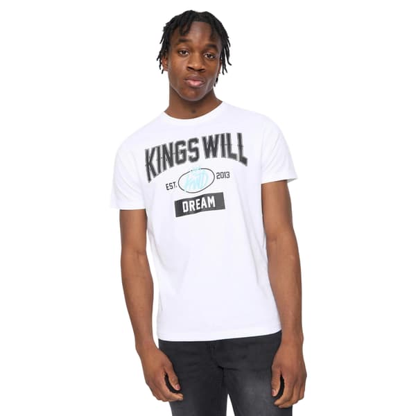 Kings Will Dream Knockout T-shirt för män M Vit White M