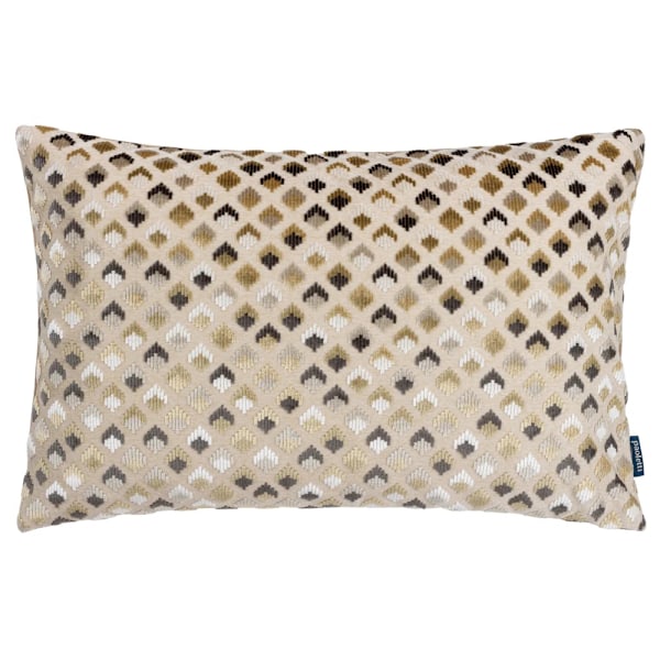 Paoletti Lexington Jacquard Sammets Kuddfodral 40cm x 60cm Wa Warm Taupe 40cm x 60cm