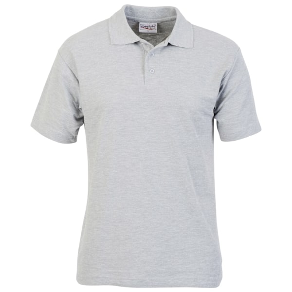 Absolute Apparel Mens Pioneer Polo S Sport Grey Sport Grey S