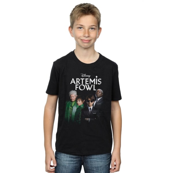 Disney Boys Artemis Fowl Group Photo T-Shirt 7-8 Years Black Black 7-8 Years