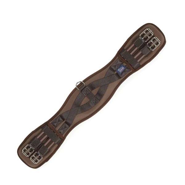 Shires Memory Foam Dressyrgjord för Häst 26 tum Brun Brown 26in
