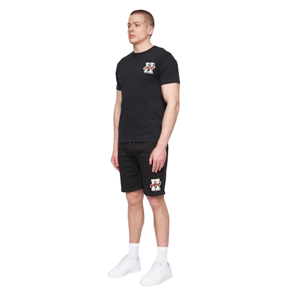 Henleys Mens Aitchen Sweat Shorts XL R Svart Black XL R