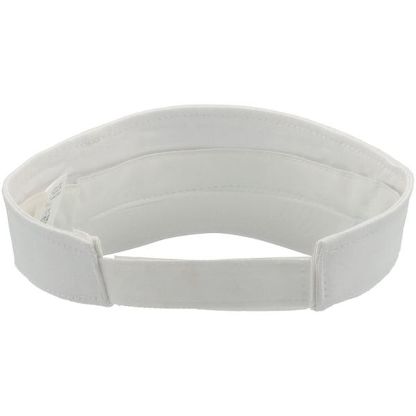 Atlantis Unisex Adult Roland Strukturerad Visor Cap One Size Whit White One Size