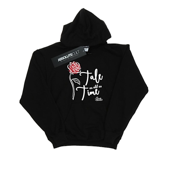 Disney Girls Tale As Old As Time Rose Hoodie 7-8 år Svart Black 7-8 Years