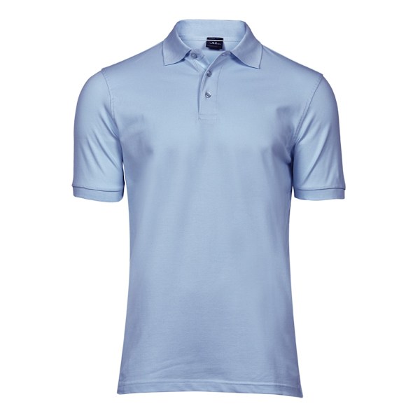 Tee Jays Herr Luxury Stretch Kortärmad Polotröja L Ljus Blå Light Blue L